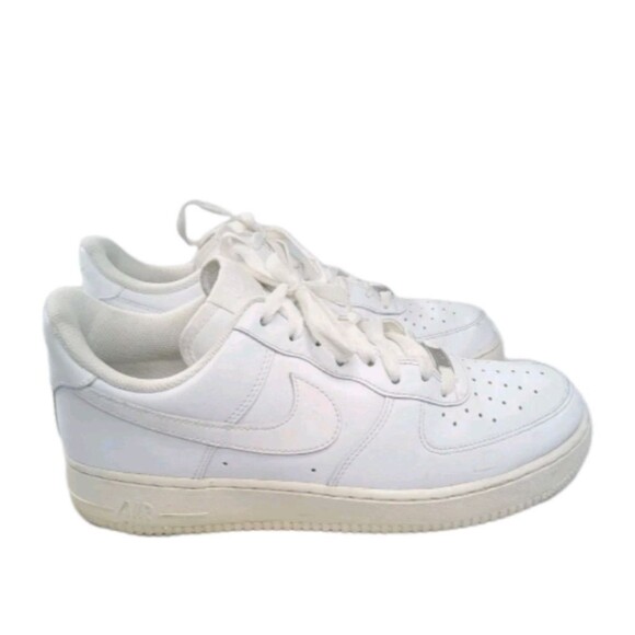Nike Air Force 1 Low \'07 Shoes Men\'s Size 10.5 White